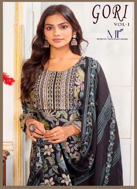 Gori Vol 1 By Moksh Premium Printed Kurti With Pant And Dupatta Wholesale In India